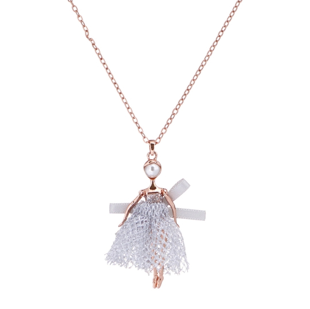 🍒NWT🍒 TED BAKER MINI BALLERINA NECKLACE - Picture 5 of 7